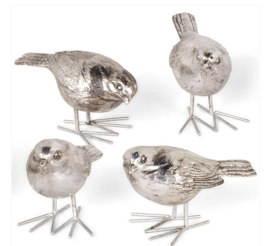 Bird Antique Silver