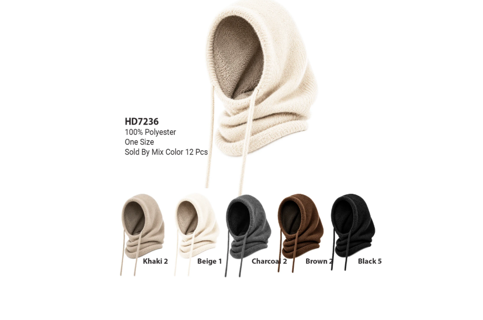 HD7236 Scarf Hood Asstd