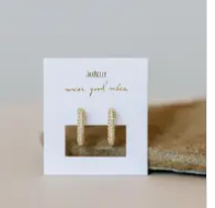 Earring - Pavé Hoop