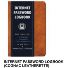 Internet Password Journal