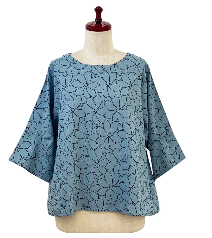 Crop Pullover Flower