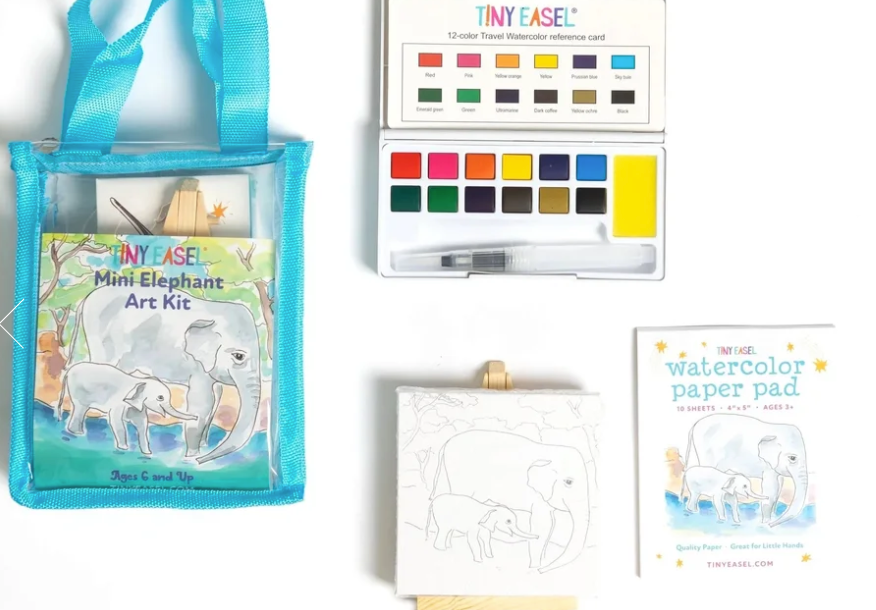 Tiny Easel Art Kit