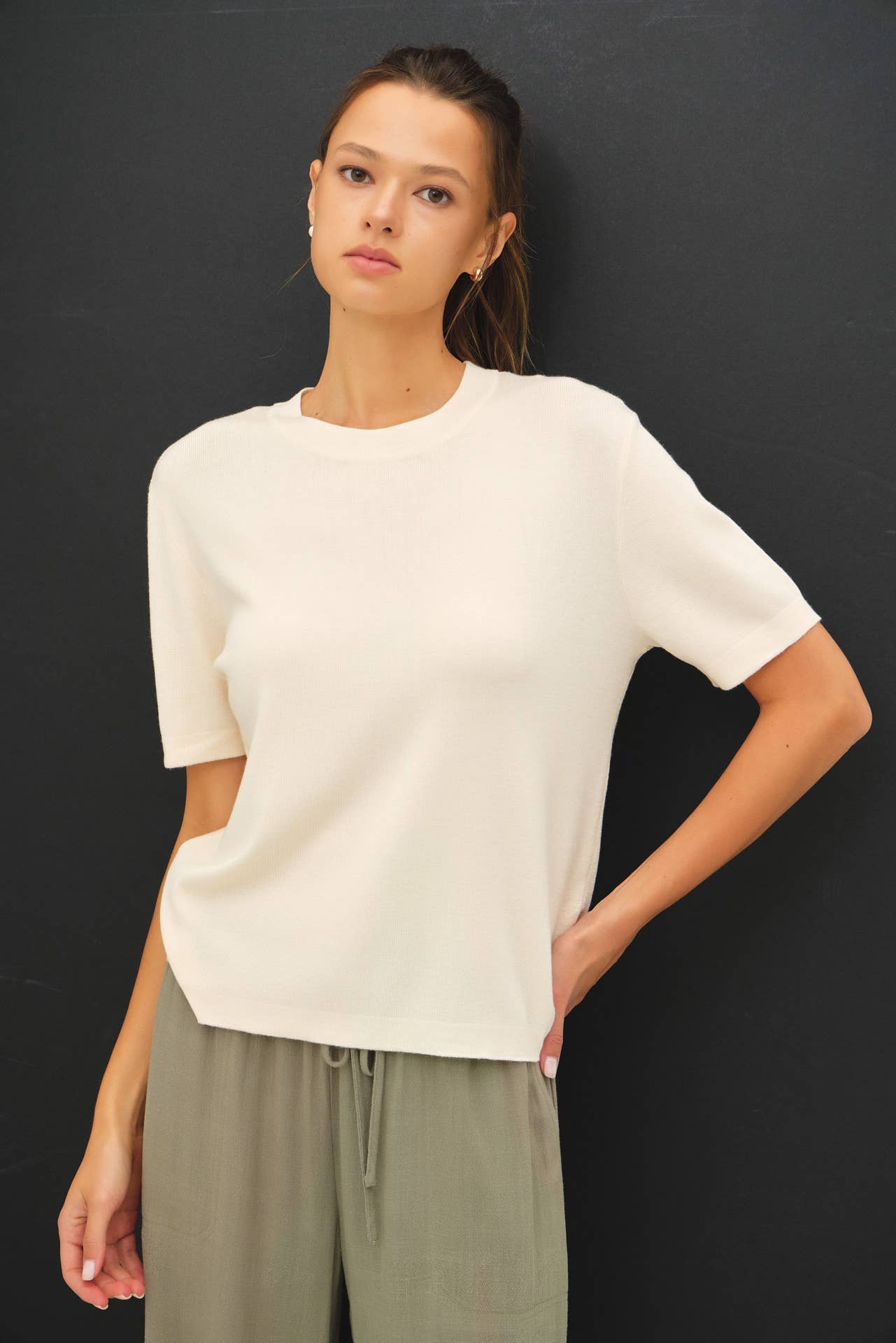 Short Sleeve Sweater