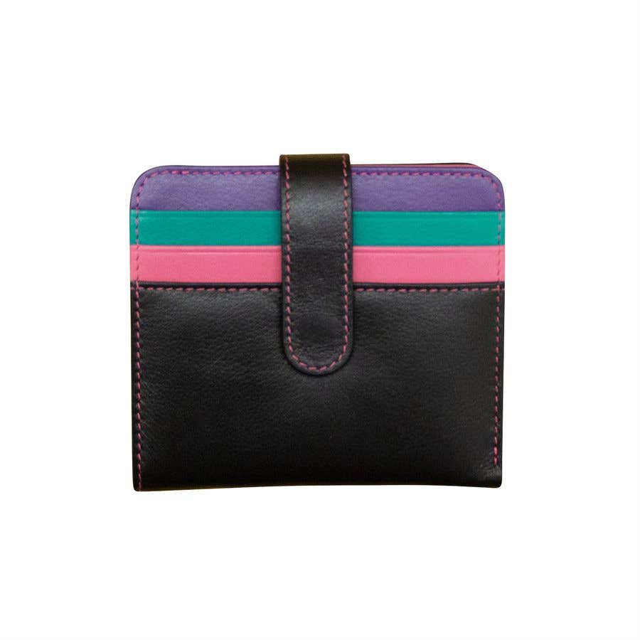 Small Leather Wallet - Credit Card Holder - 7301