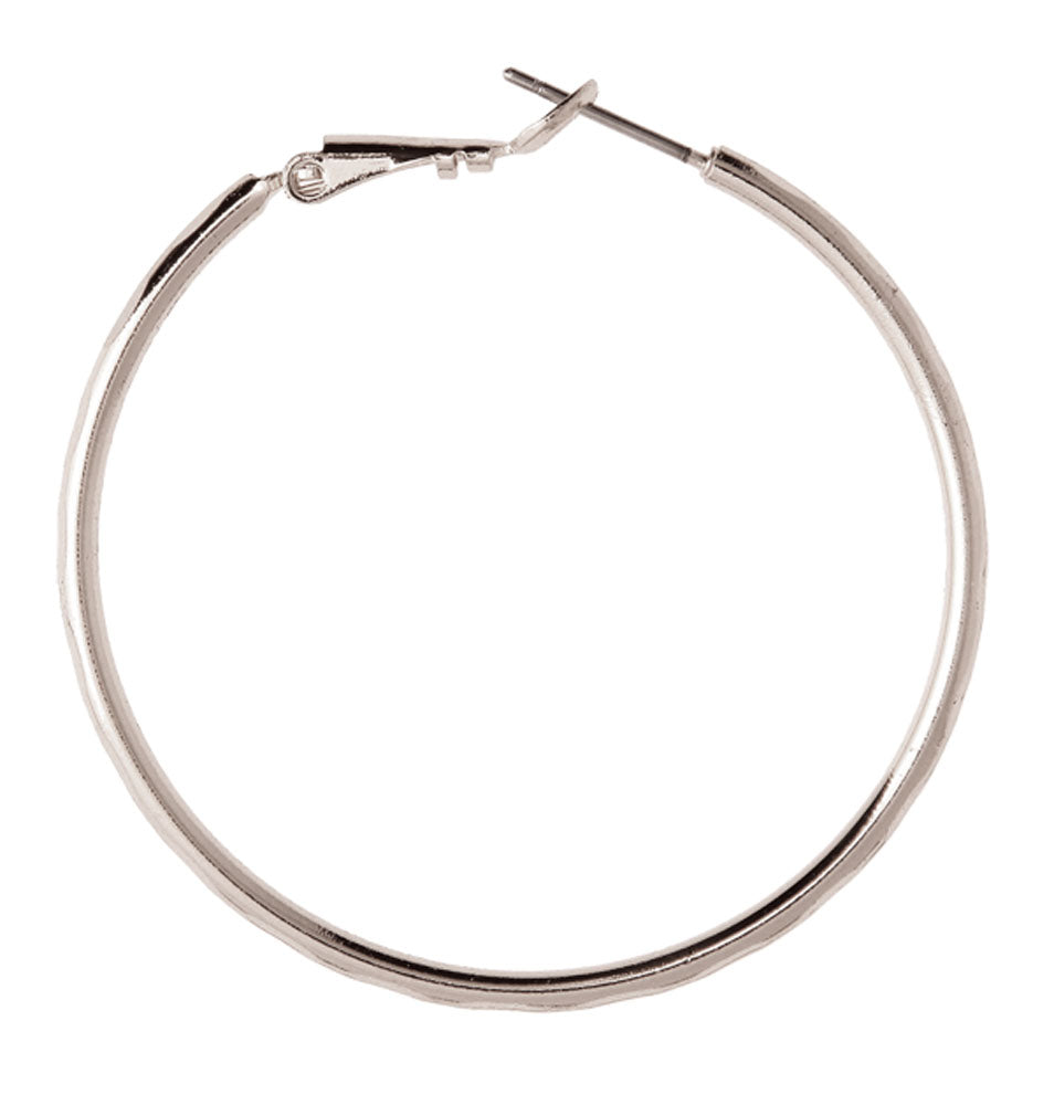 AE20007S Silver Hoop Earring
