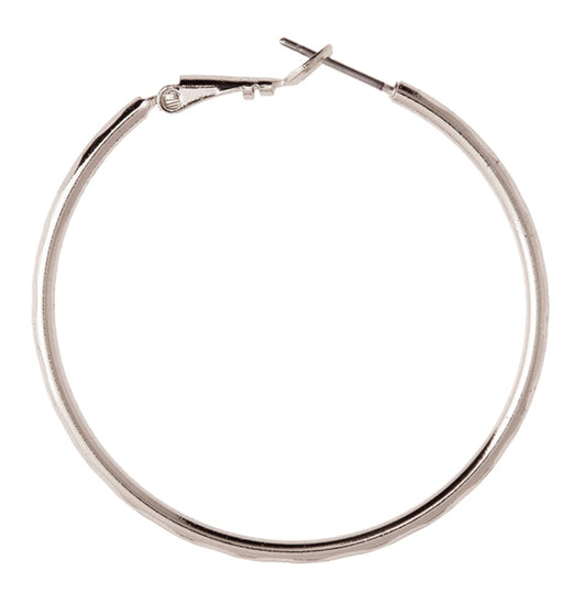 AE20007S Silver Hoop Earring