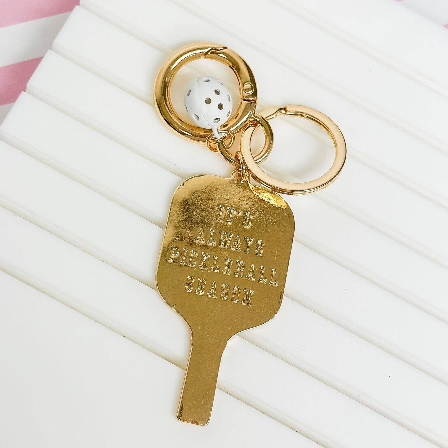 Pickleball Season Key Chain