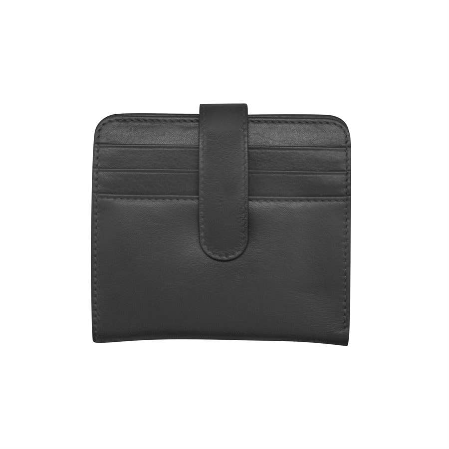 Small Leather Wallet - Credit Card Holder - 7301