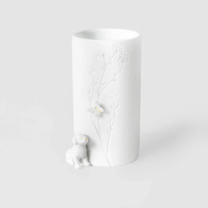Porcelain Vase Puppy