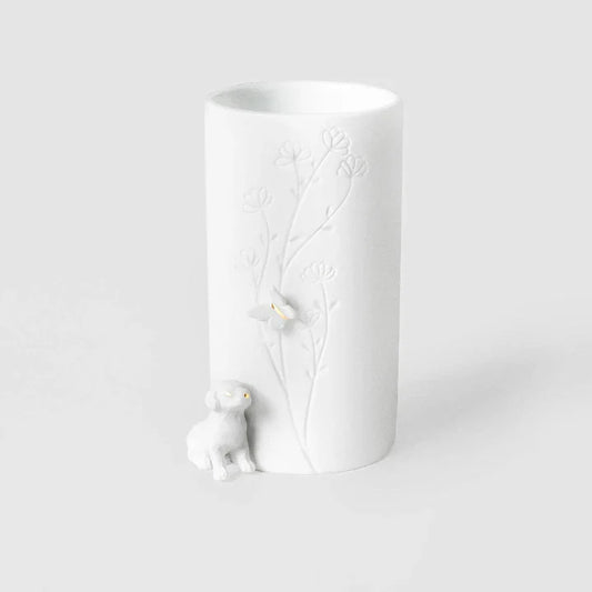 Porcelain Vase Puppy