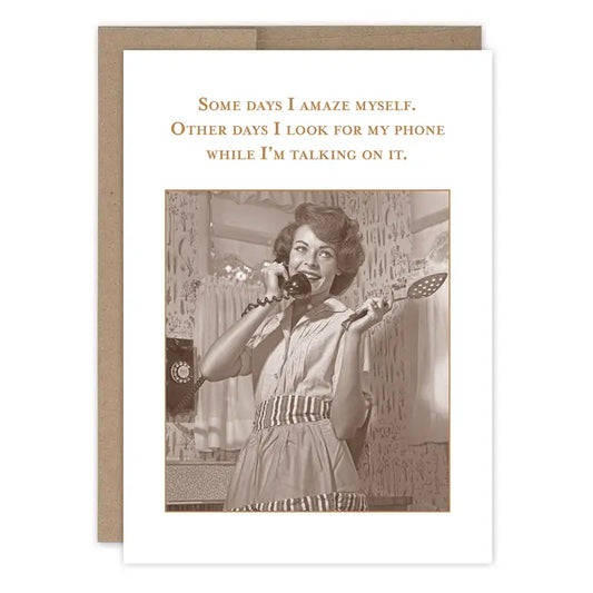 SM758 I Amaze Myself Card