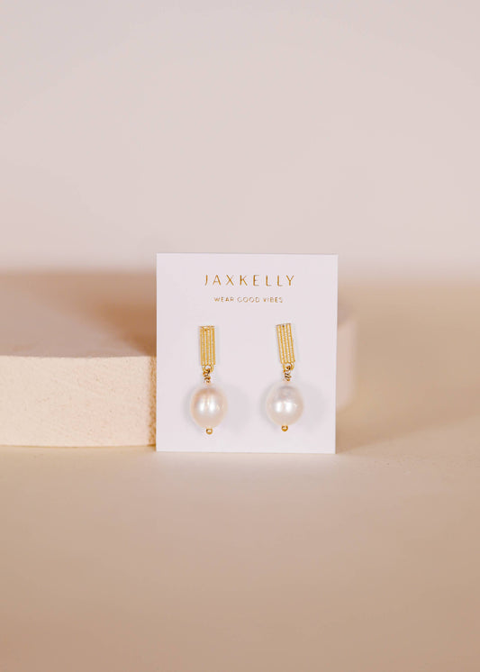 Earring - Pearl Rec