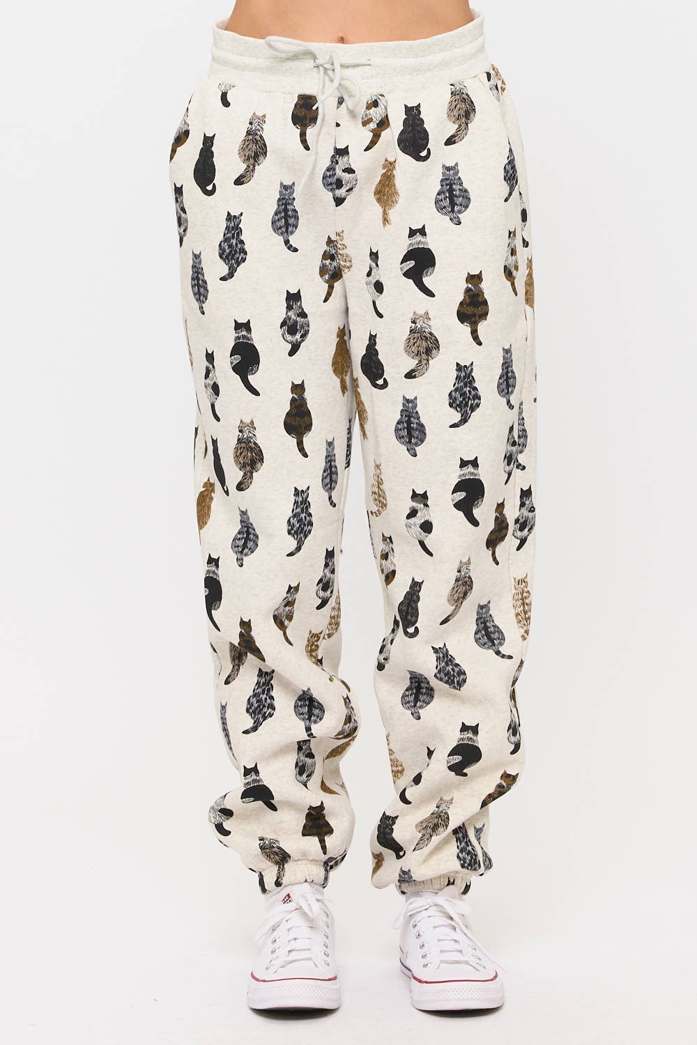 Cat Knit Sweatpants