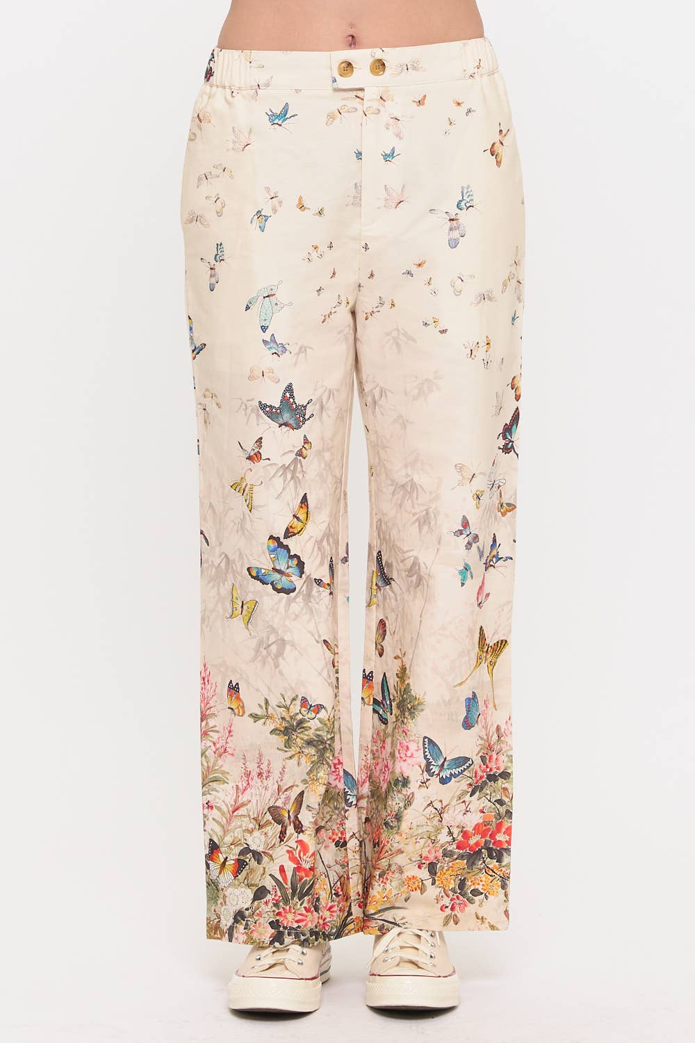 Butterfly Floral Pants