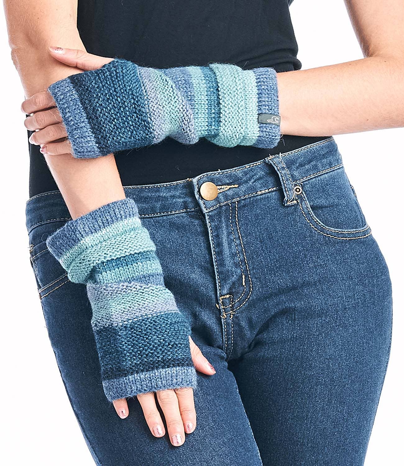 Alpaca Gloves Azul