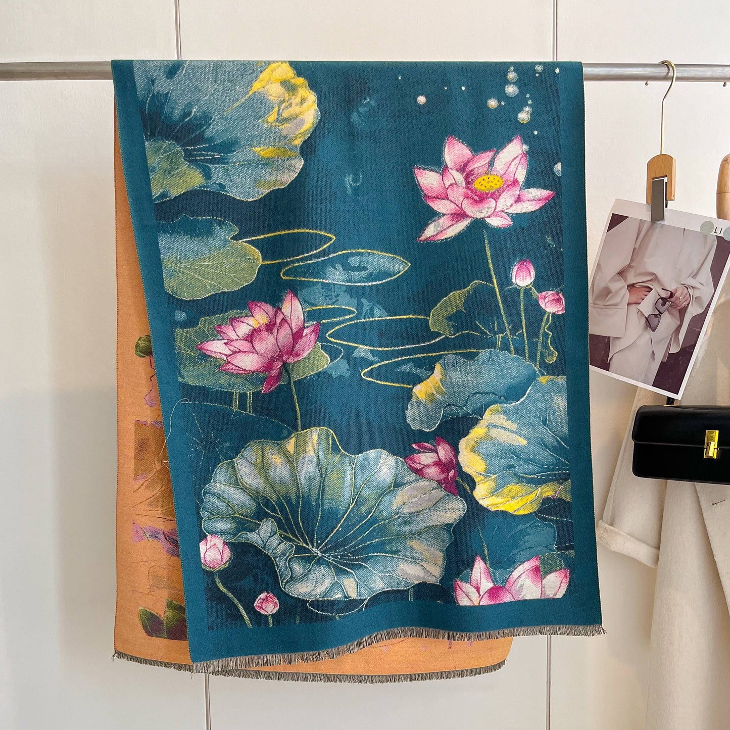 Blue Lilies Rev Wrap