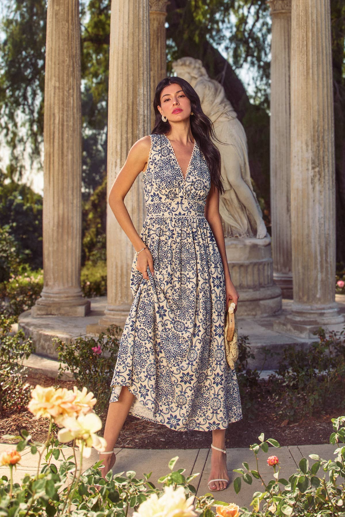 Paisley Midi Dress