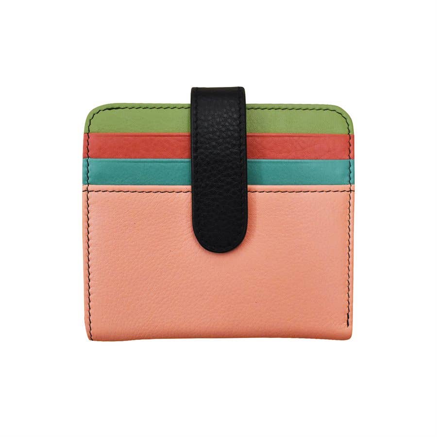 Small Leather Wallet - Credit Card Holder - 7301