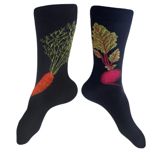 Carrot & Beet Socks Navy
