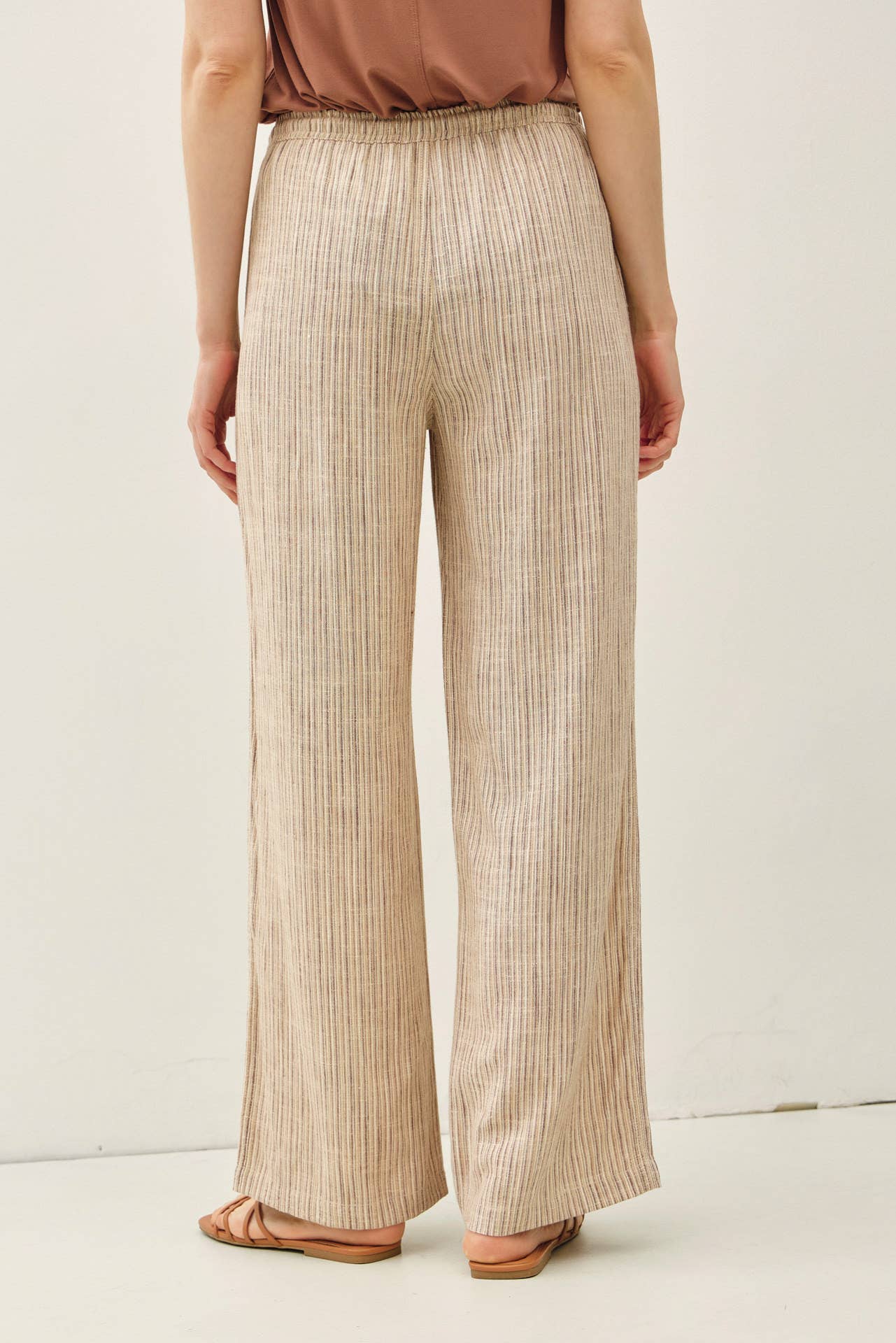 Stripy Linen Pant