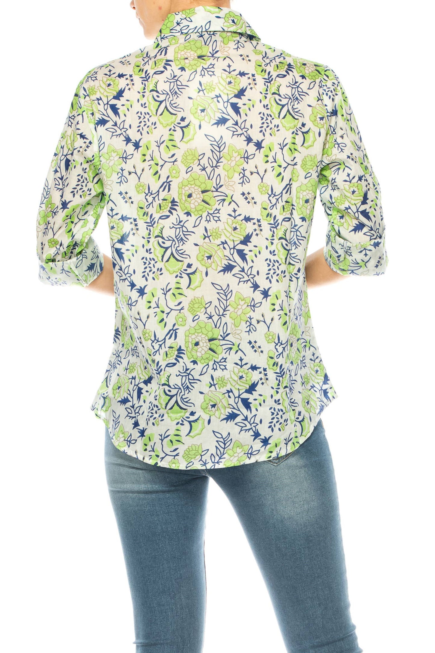 Green Floral  Shirt