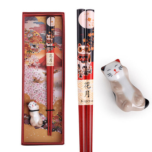 Chopstick w/Cat Rest Set