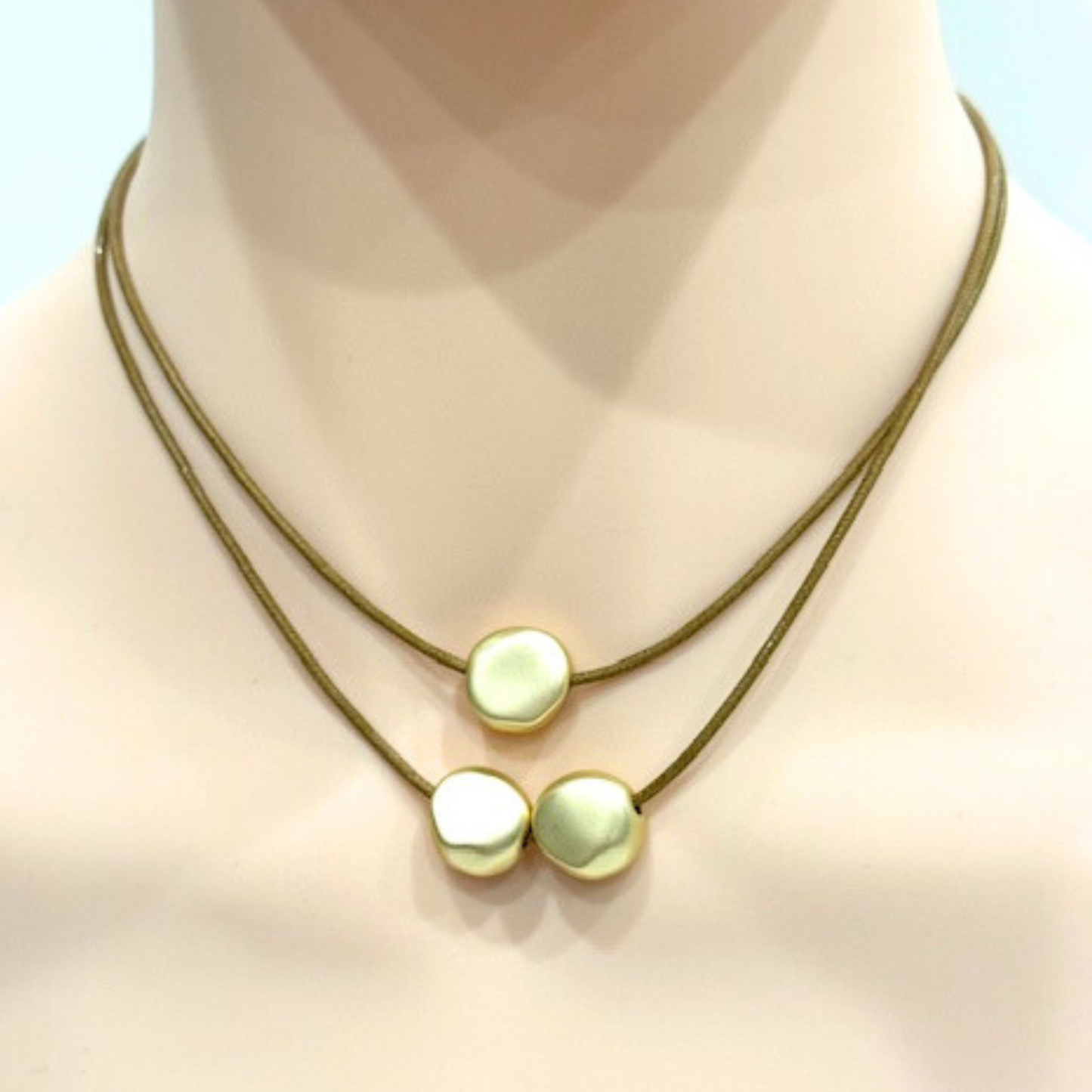 Gold Bead Necklace