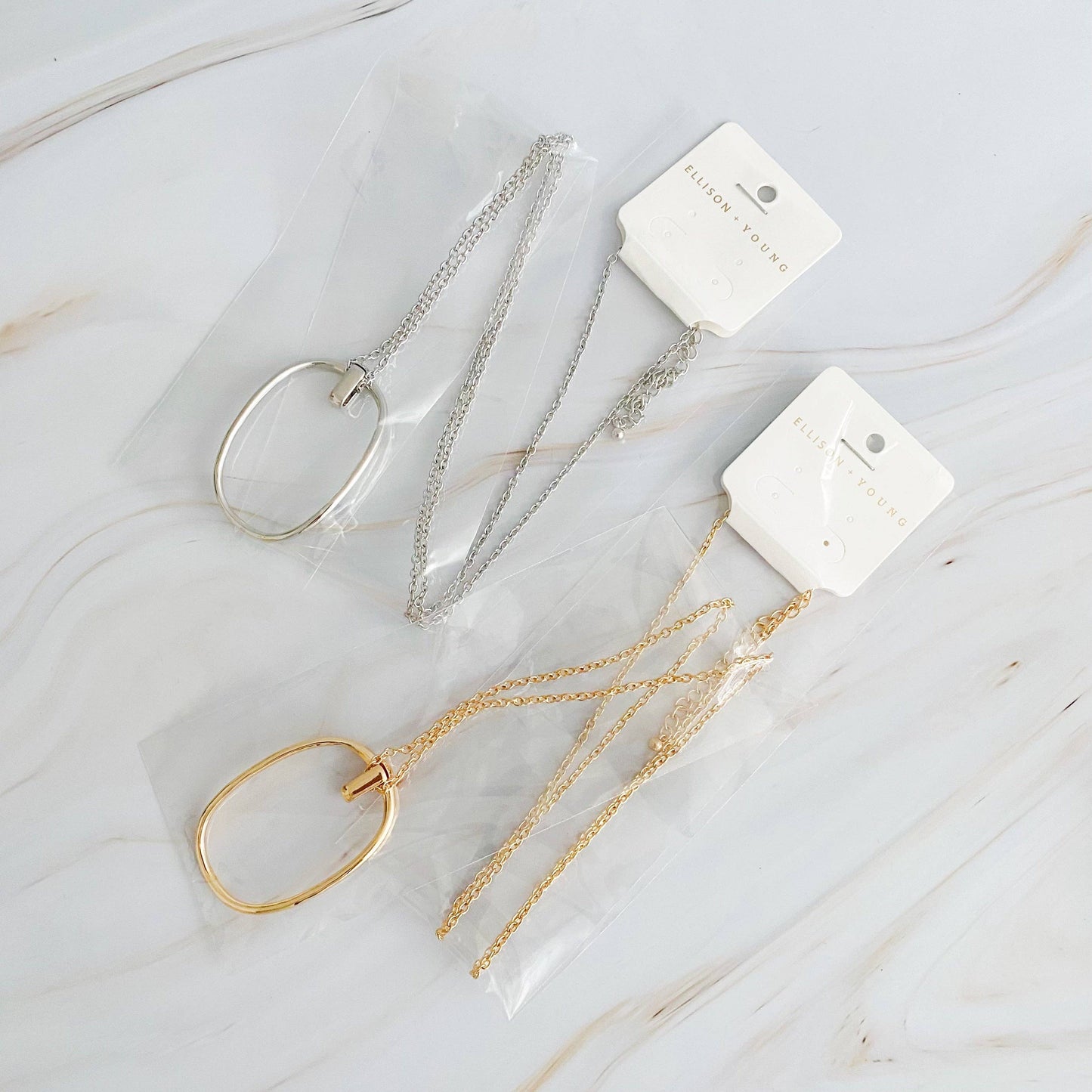 Oval Pendant Necklace