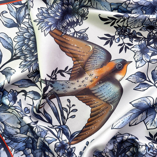 Silk Cotton Swallow & Bloom
