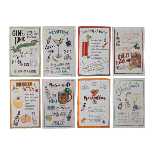 Cocktail Towel Asstd