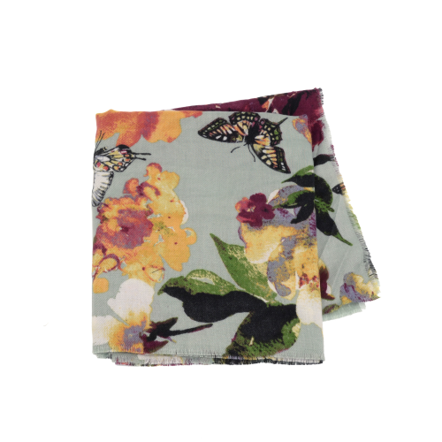 Multi Bold Floral Scarf