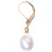 E1688G Gold Pearl Earring