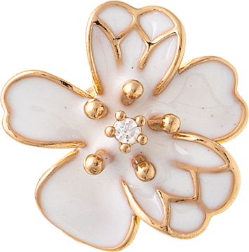 E4996WH Wht Earring