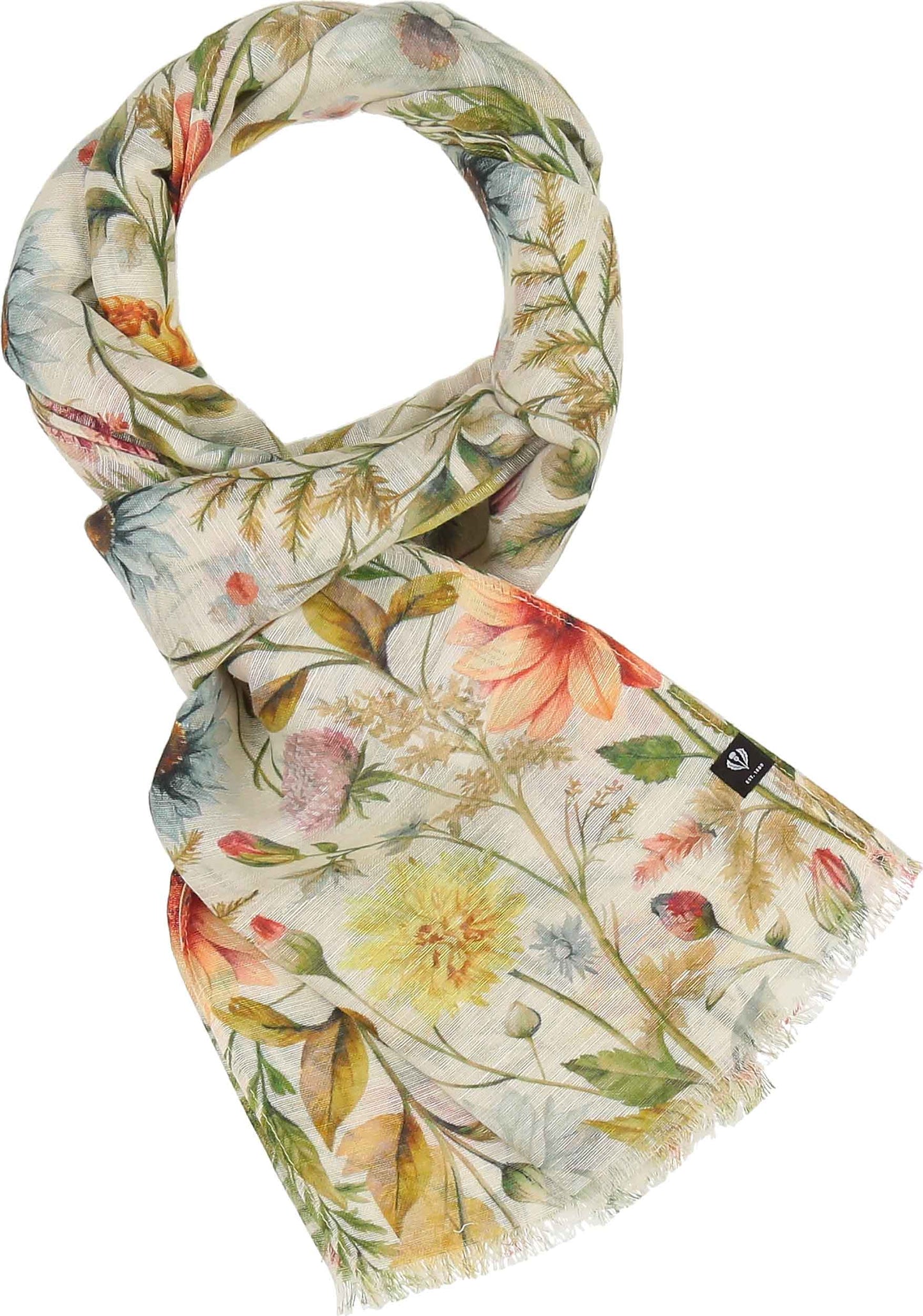 Vintage Floral Scarf