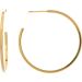 E5092G Gold Square Hoop