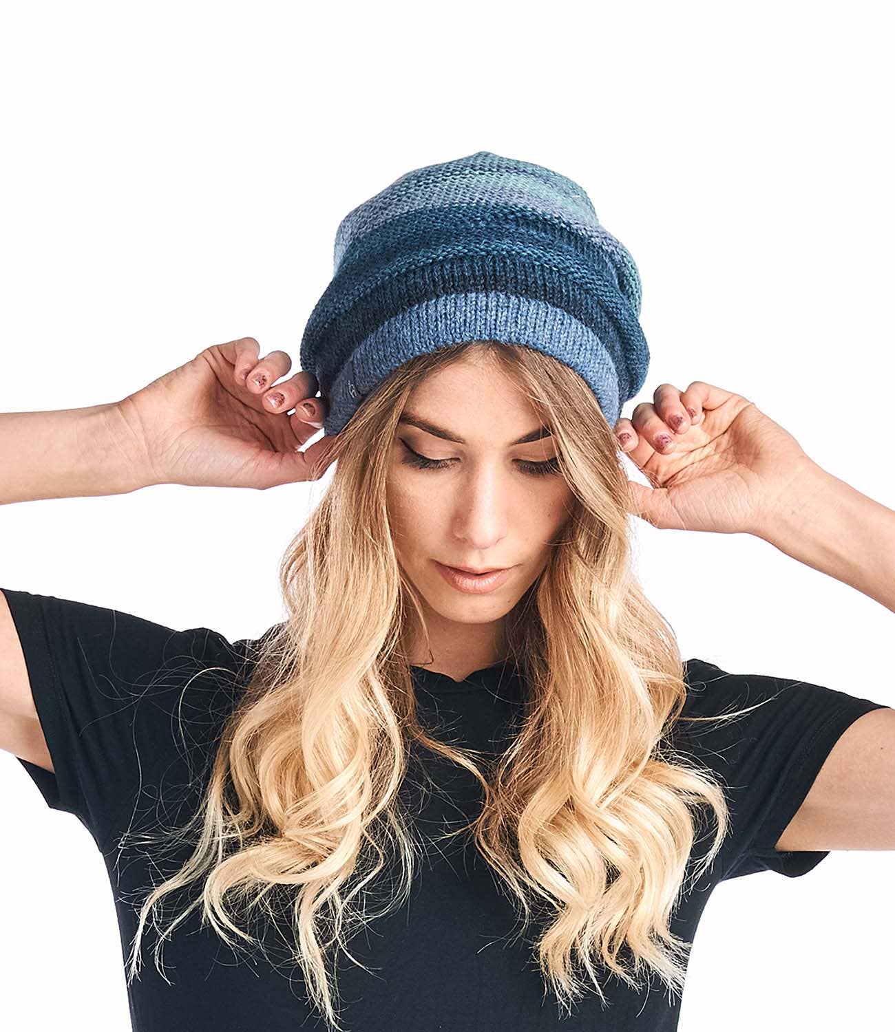 Alpaca Beanie Azul