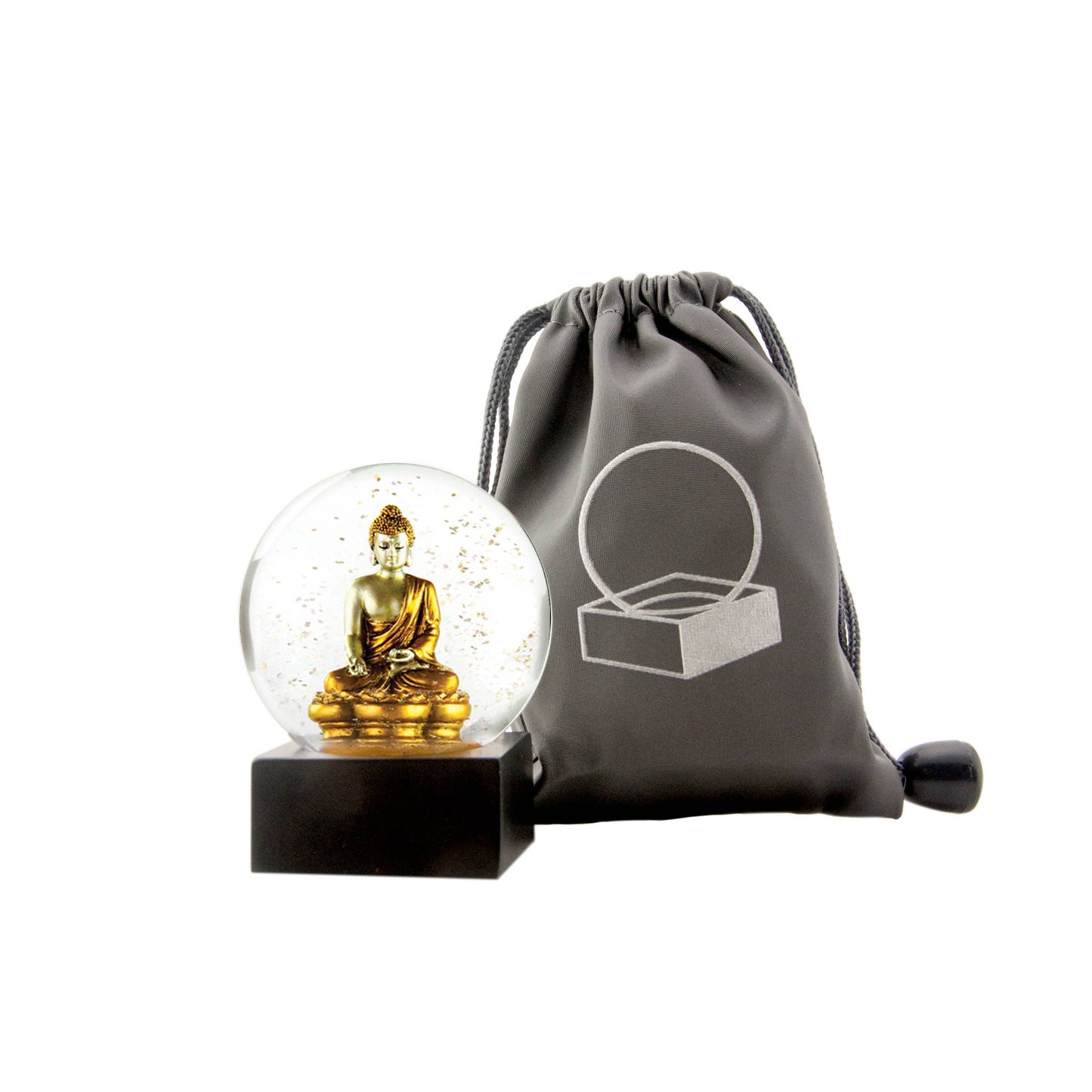 Buddha Gold Mini Snow Globe