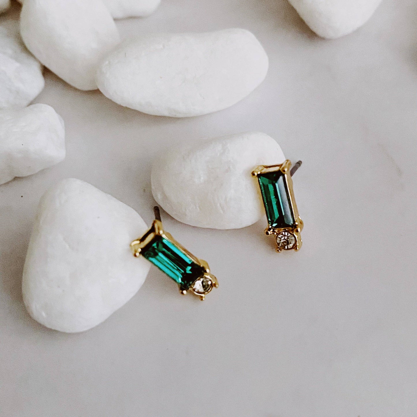 Baguette Stud Earrings