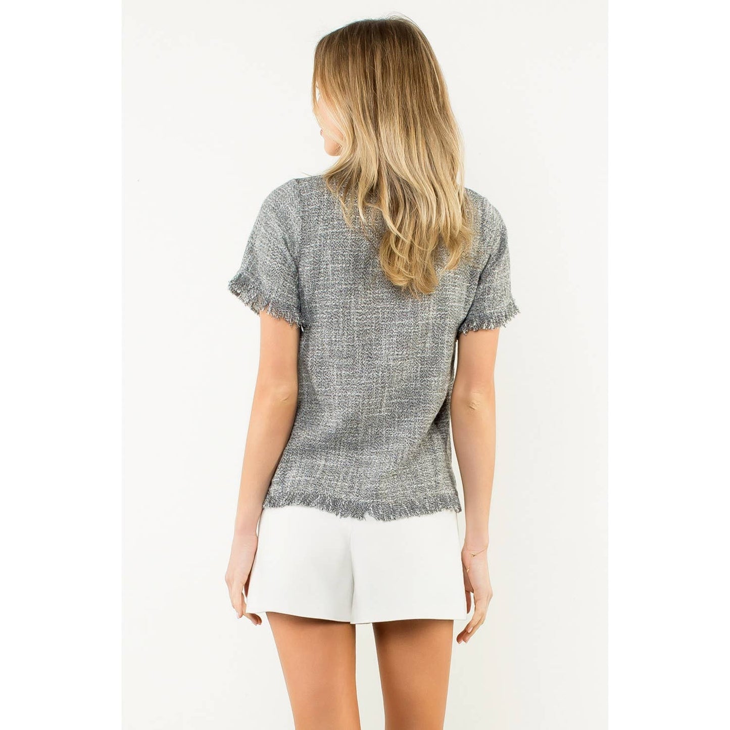 Black Fringe Top