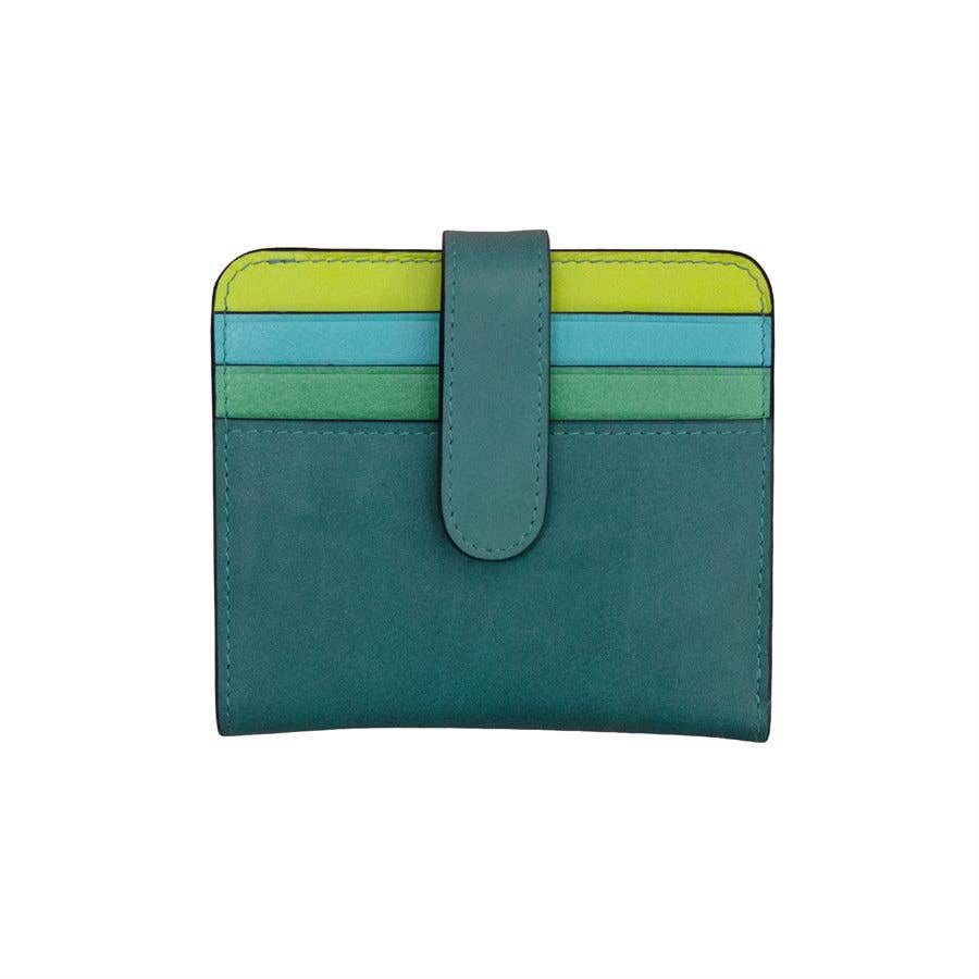 Small Leather Wallet - Credit Card Holder - 7301