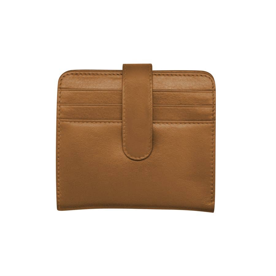 Small Leather Wallet - Credit Card Holder - 7301