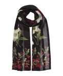 Amaryllis Silk Scarf