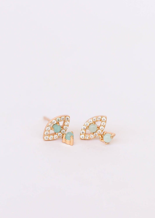 Earring - Evil Eye Drop