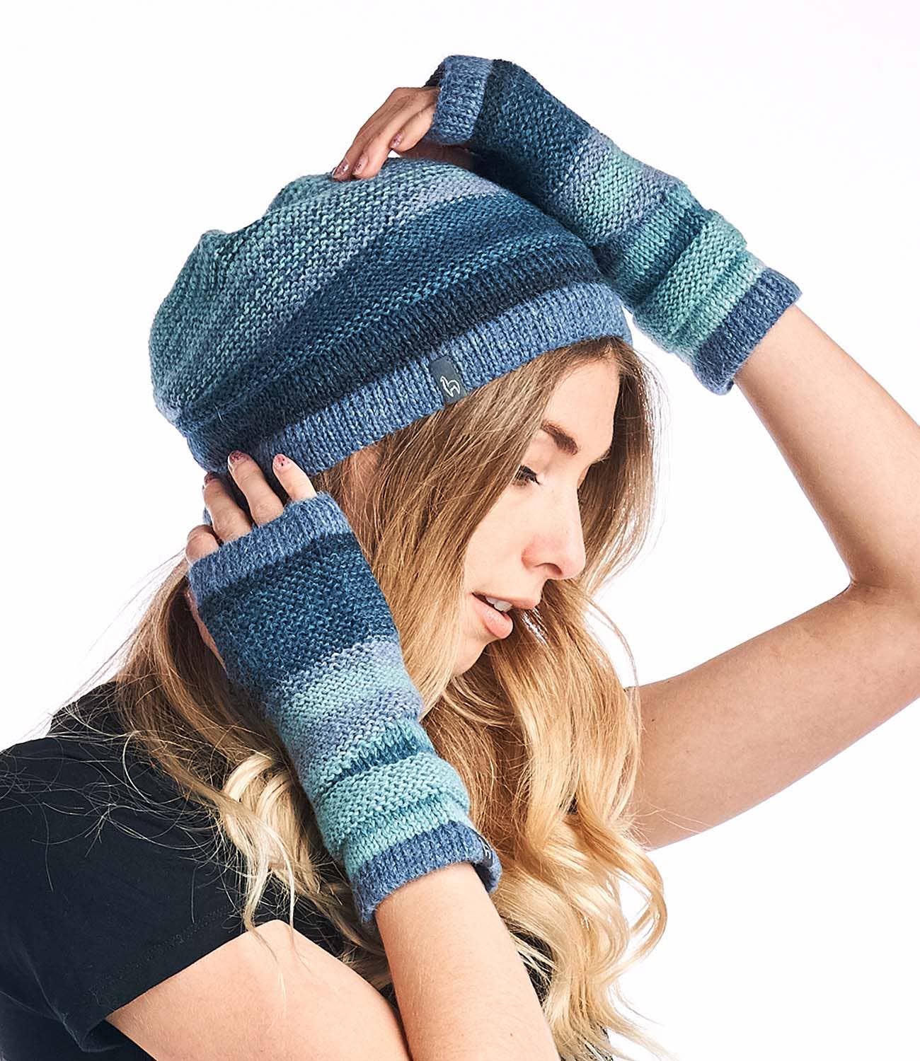 Alpaca Gloves Azul